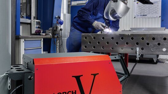 The V-series is the perfect equipment for the construction site or in industrial use.